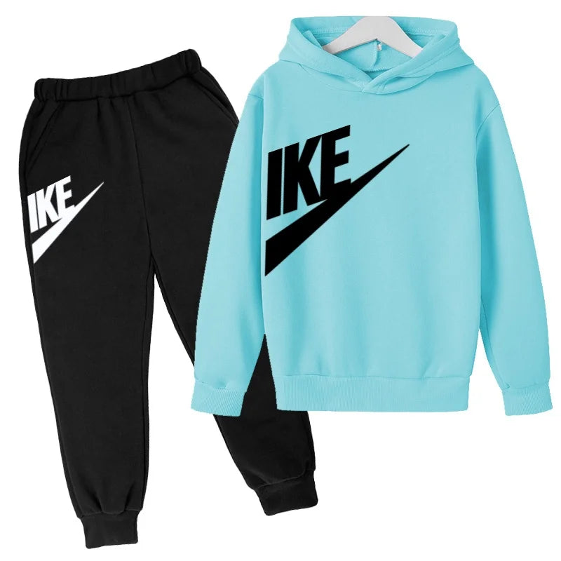 Kids Hoodie & Pants Sports Set (Ages 1–12)