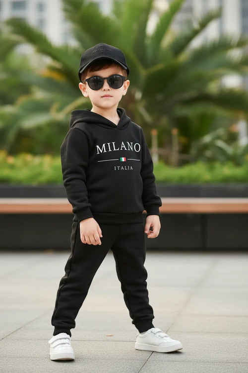 Baby Boy Fleece Hoodie & Joggers Set