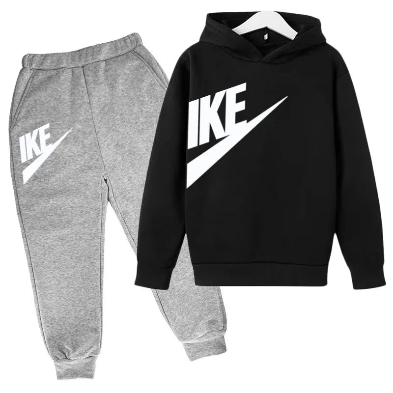 Kids Hoodie & Pants Sports Set (Ages 1–12)