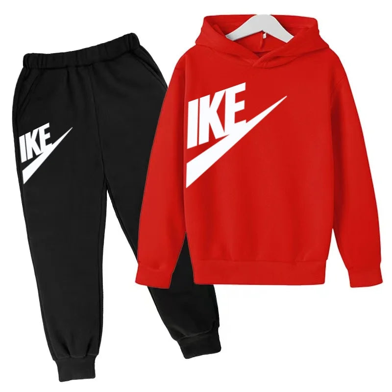 Kids Hoodie & Pants Sports Set (Ages 1–12)