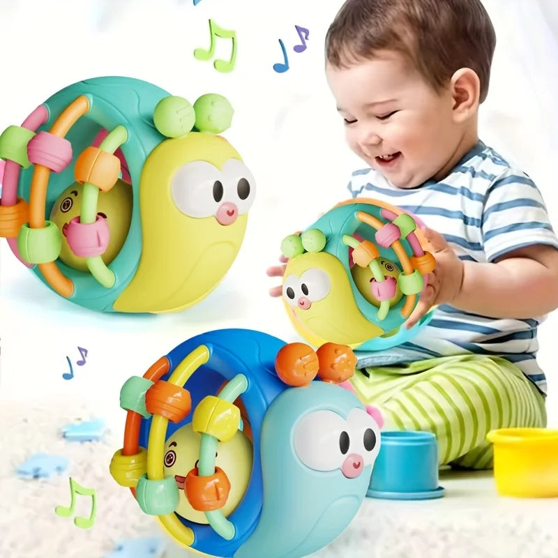 Baby Sensory Rattle Ball Toy – Soft Grip & Teether for 0–12 Months