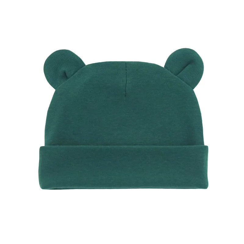 Baby Bear Hat | Soft Cotton | Newborn & Infant | Unisex
