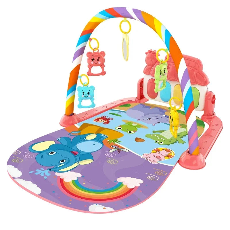 Baby Activity Gym with Musical Piano Play Mat