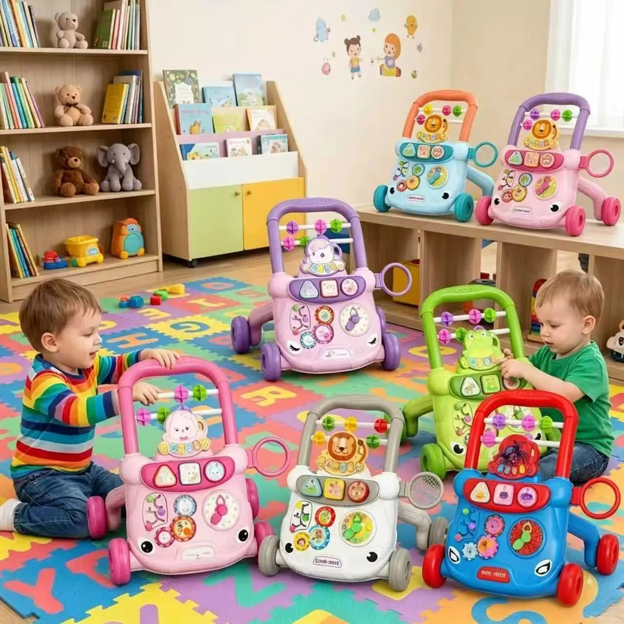 Baby Push Walker with Music & Activity Centre