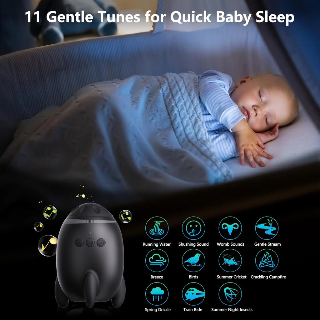 Baby Rocker & Portable Bouncer with Lullaby – Newborn Sleep Aid