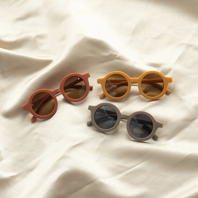 Kids Sunglasses – Retro Round UV Protection Sunglasses for Children