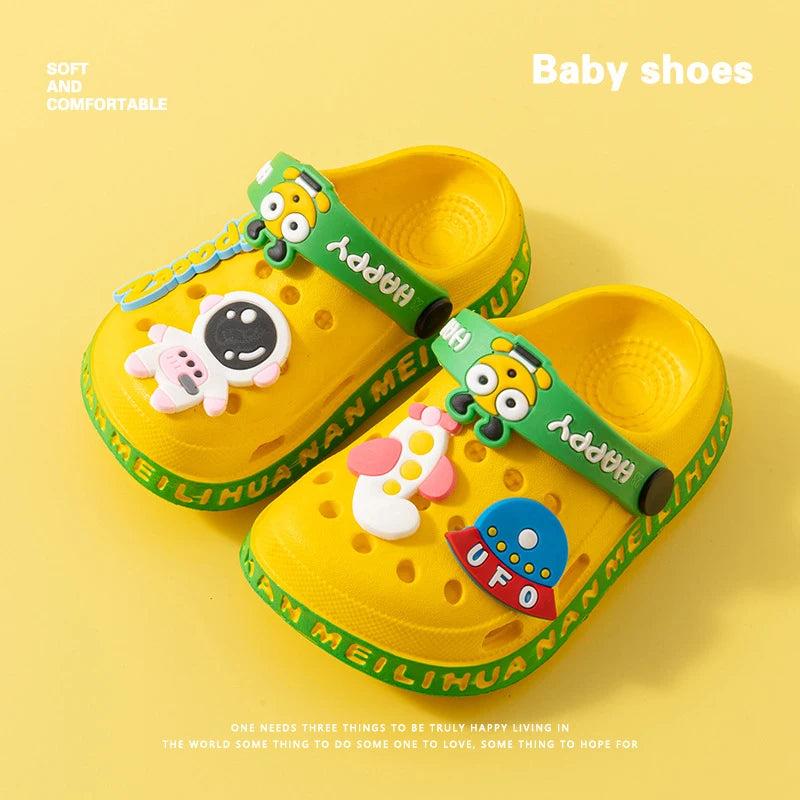 Kids Cartoon Soft-Soled Sandals (9M–5 Years)