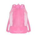 Kids Large Mesh Beach Bag – Foldable Drawstring Backpack for Sand Toys