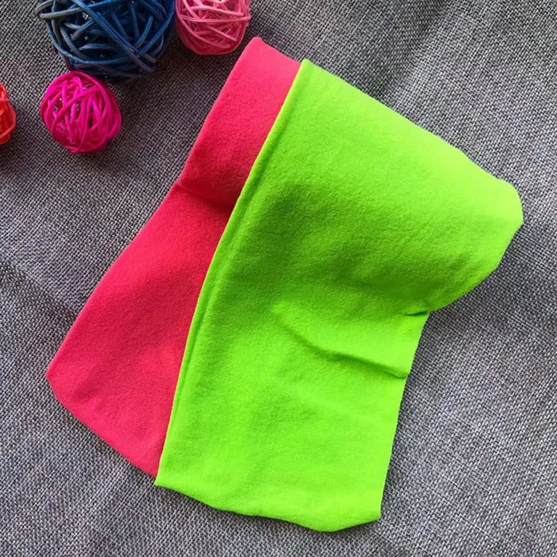Girls Candy Colour Stretch Tights