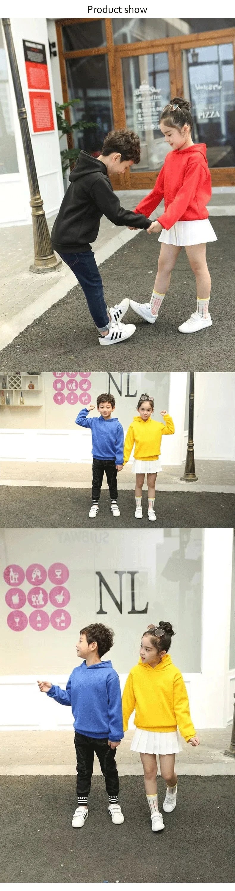 Kids Fashion Letter Print Hoodie & Pants Tracksuit (2-13 Years)