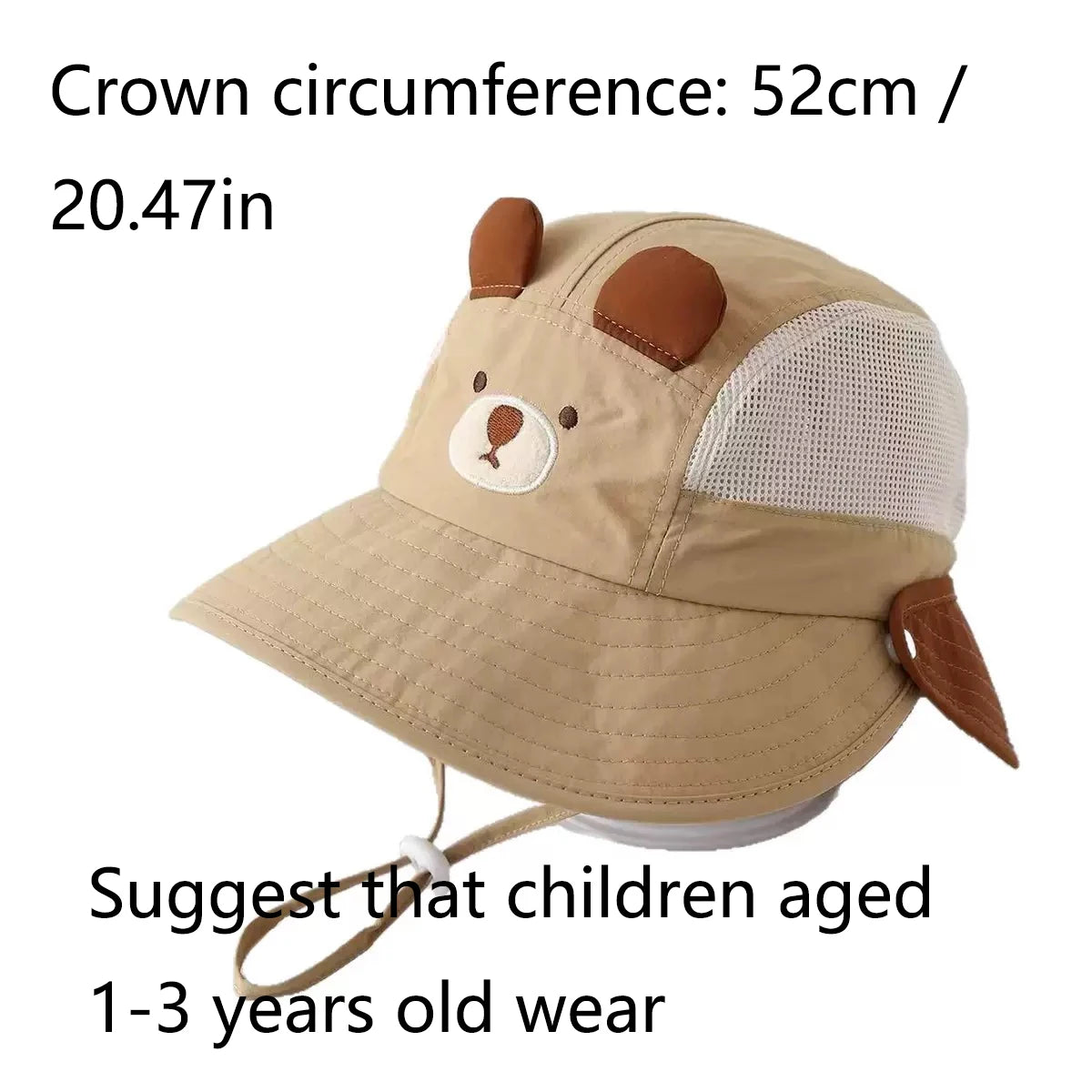 Baby & Toddler Sun Hat – Wide Brim Cotton Summer Hat