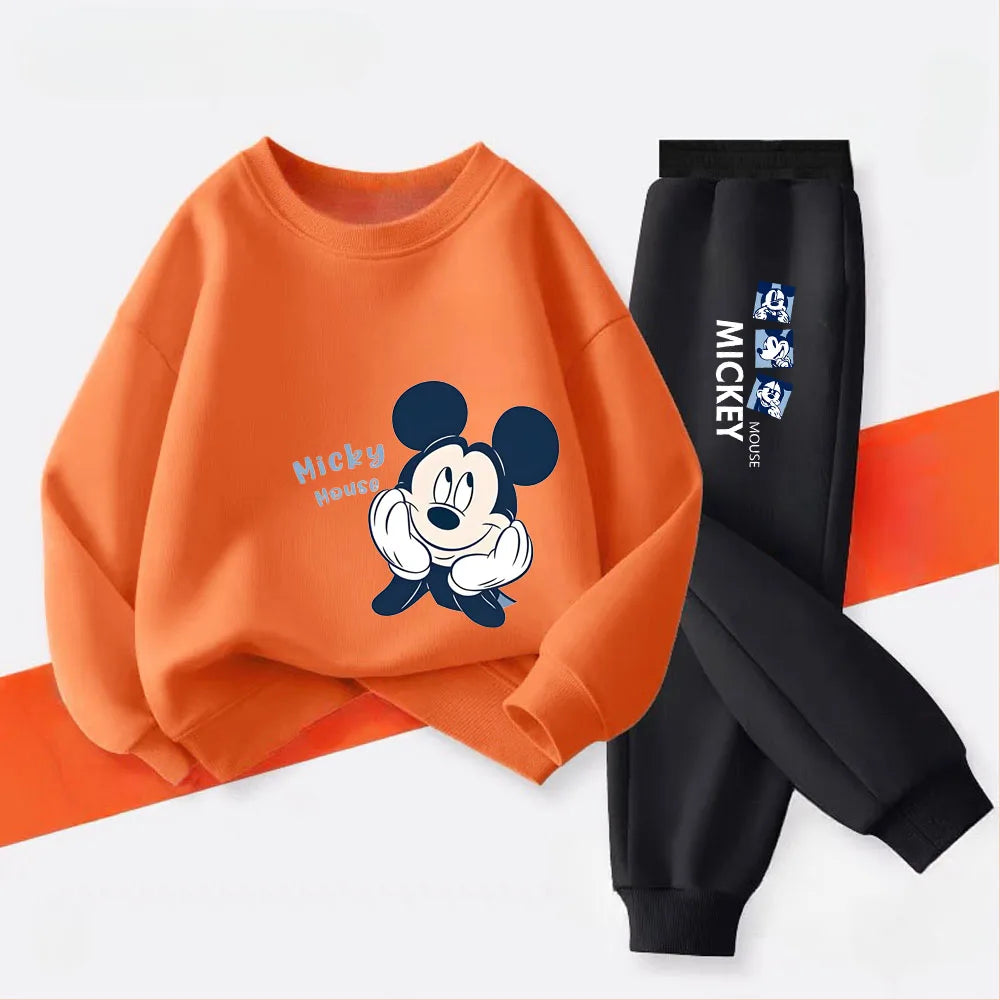 Kids Cartoon Character Sweatshirt & Pants Set (9M-5T)