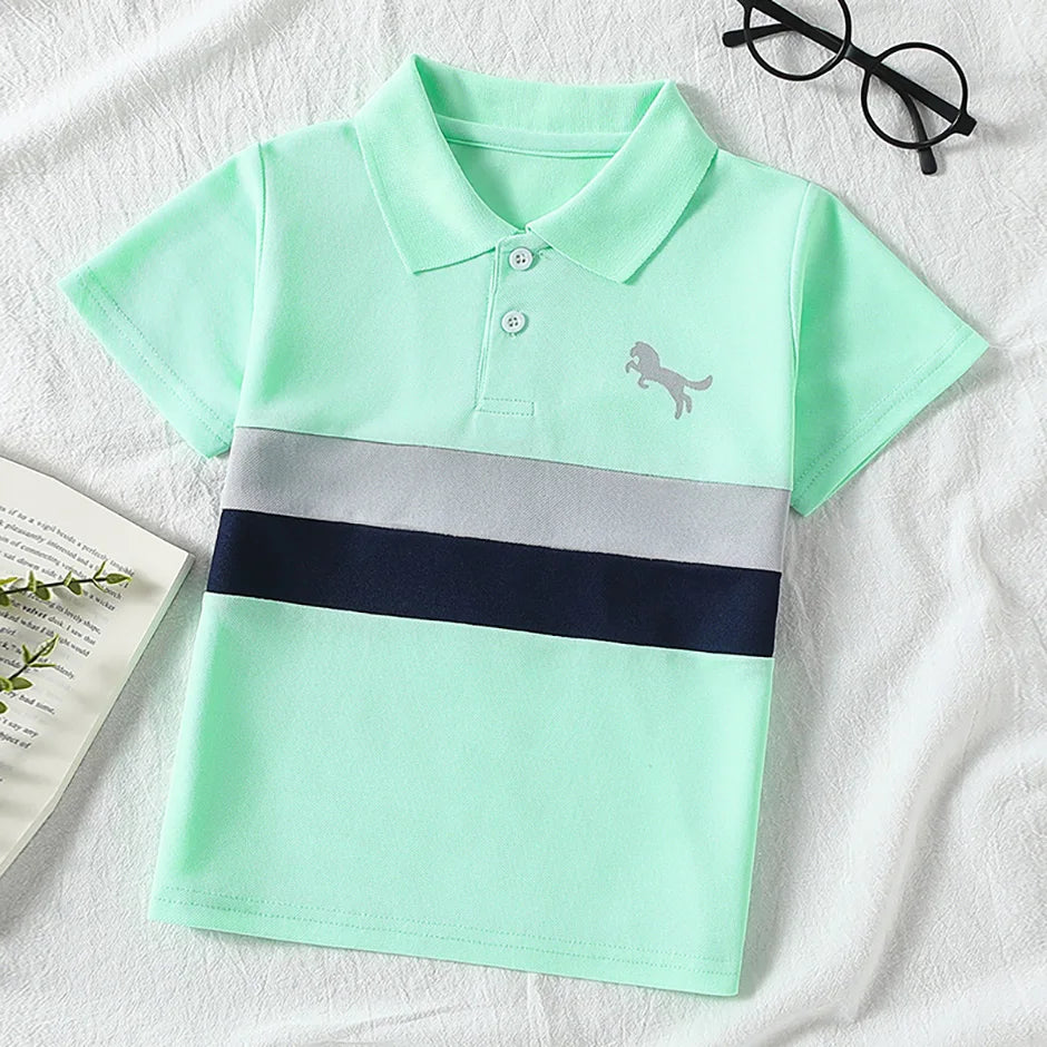 Boys 3-Piece Polo Shirt Set (1-10 Years)