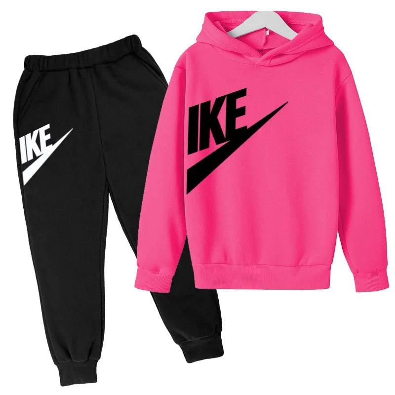Kids Hoodie & Pants Sports Set (Ages 1–12)