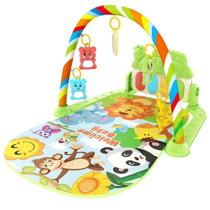 Baby Activity Gym with Musical Piano Play Mat