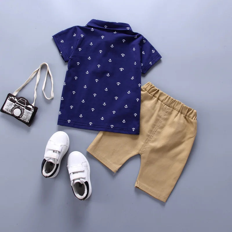 Boys Summer T-Shirt & Shorts Set (1-4 Years)