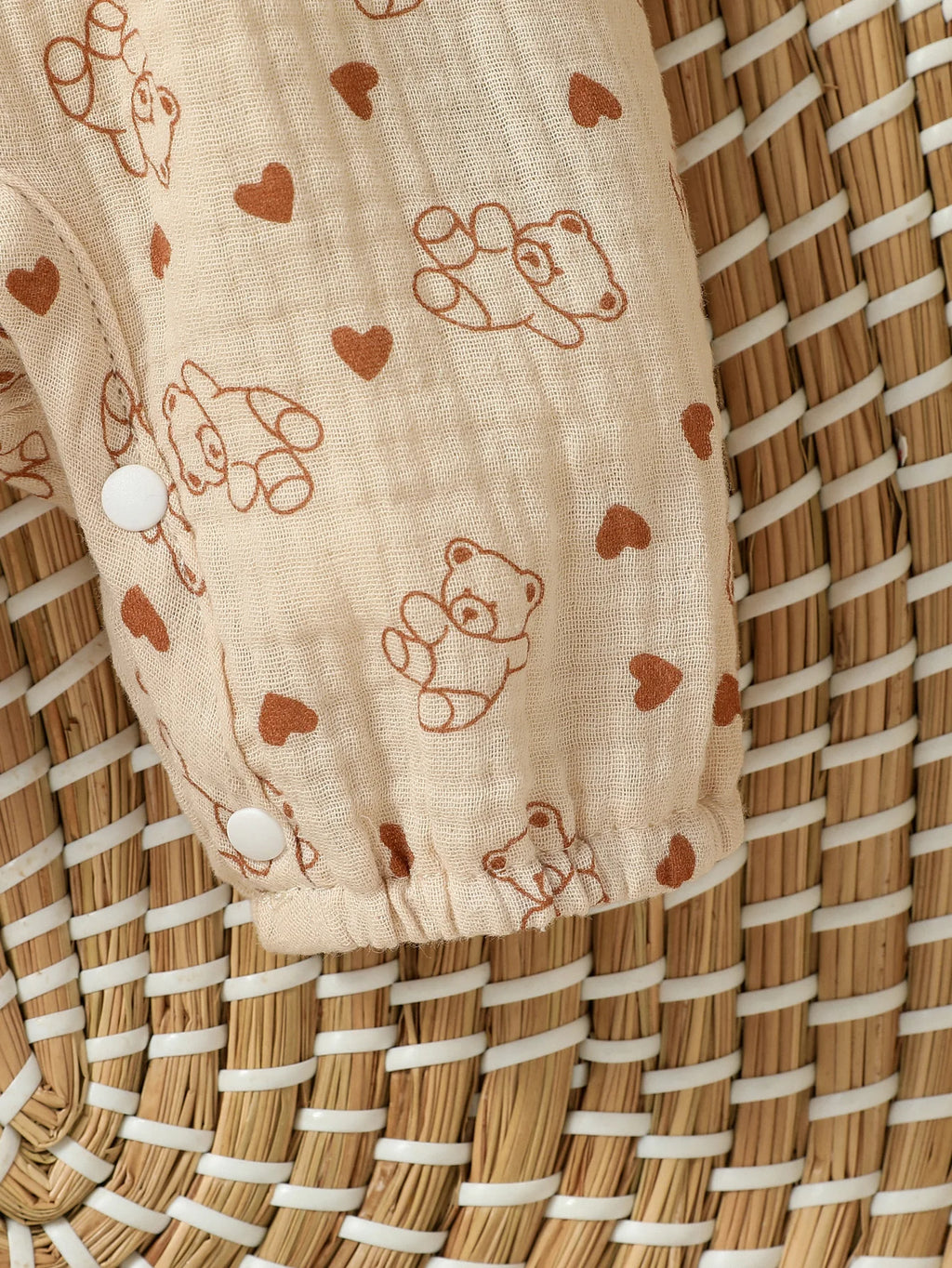 Baby Girl's Floral Jumpsuit with Headband (0–6M)
