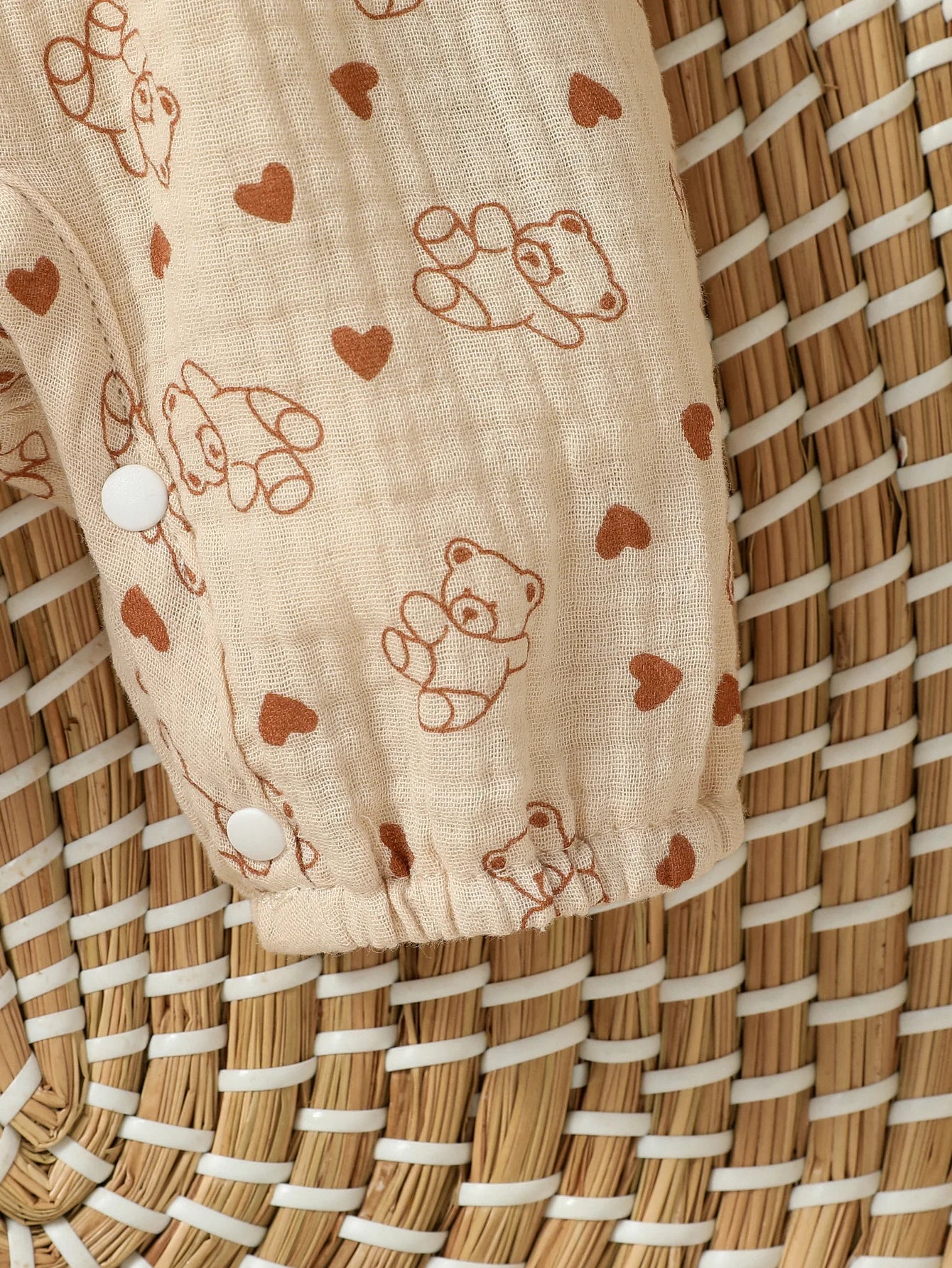 Baby Girl's Floral Jumpsuit with Headband (0–6M)