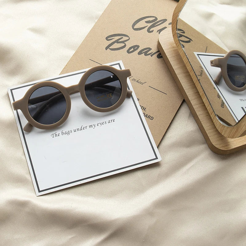 Kids Sunglasses – Retro Round UV Protection Sunglasses for Children