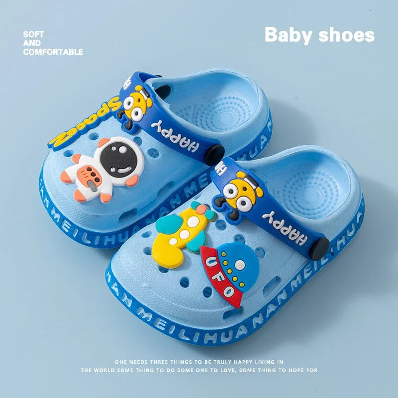 Kids Cartoon Soft-Soled Sandals (9M–5 Years)