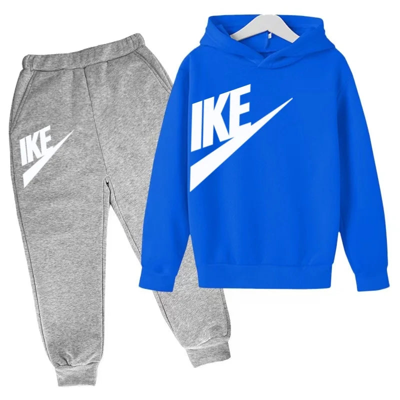 Kids Hoodie & Pants Sports Set (Ages 1–12)