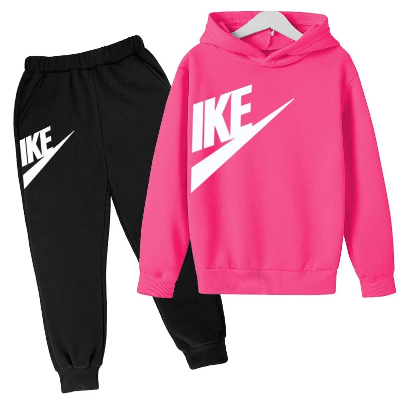 Kids Hoodie & Pants Sports Set (Ages 1–12)