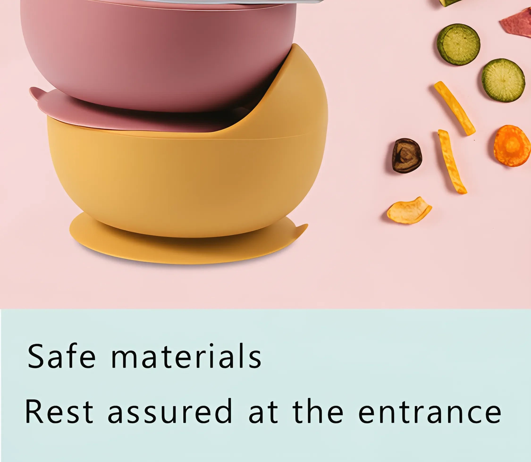 Baby Silicone Suction Bowl | BPA-Free Non-Slip Feeding Bowl for Infants & Toddlers