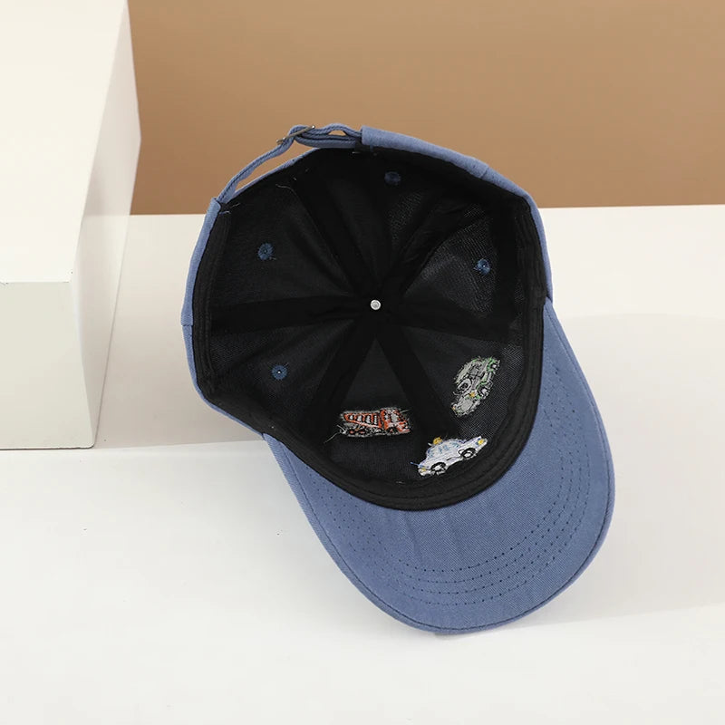 Kids Adjustable Cotton Baseball Cap – Sporty Summer Hat for Ages 2–8