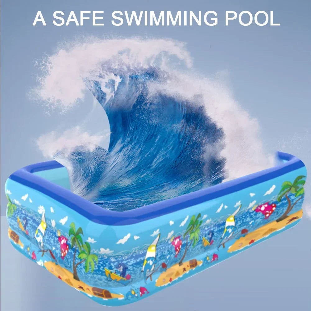 Kids Inflatable Swimming Pool | Indoor & Outdoor PVC Pool