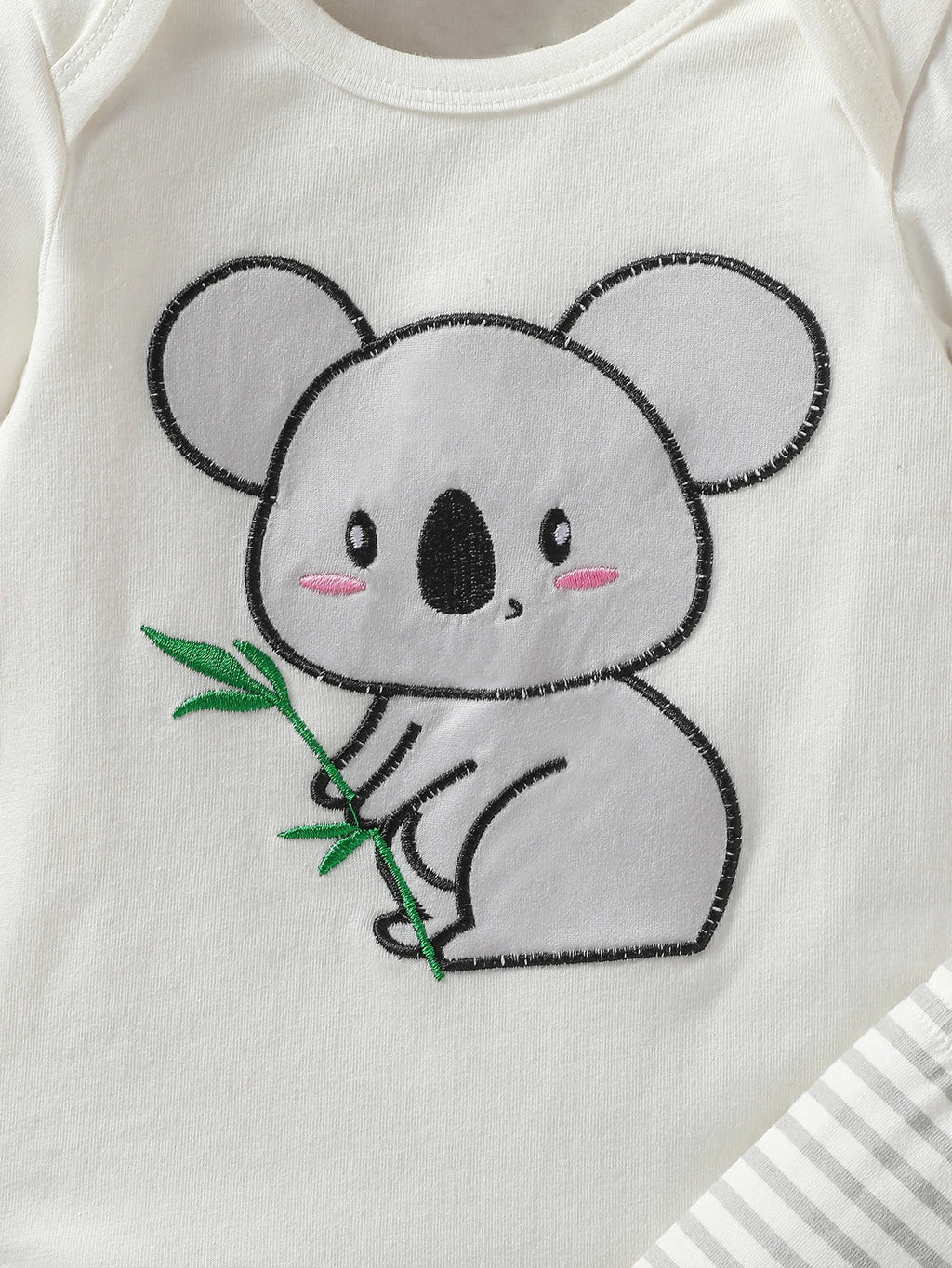 Baby Boys 4-Piece Elephant Outfit Set | Bodysuit, Trousers, Hat & Bib