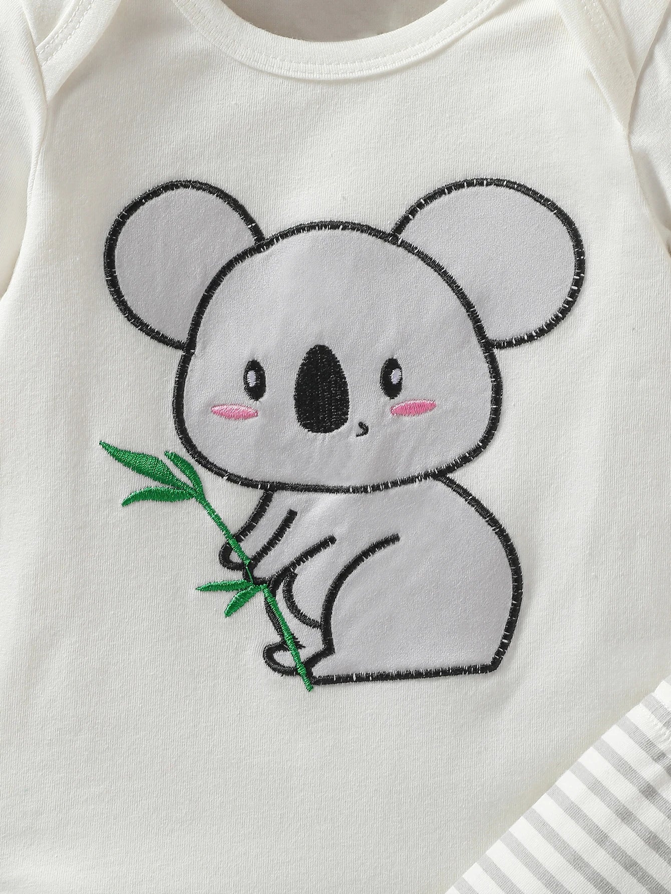 Baby Boys 4-Piece Elephant Outfit Set | Bodysuit, Trousers, Hat & Bib