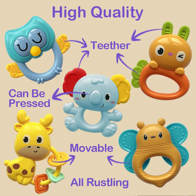 360° Musical Baby Crib Mobile Rotating Night Light Bed Bell Toy Four Speed Timming Hanging Infant Newborn Rattle Bedside Gift
