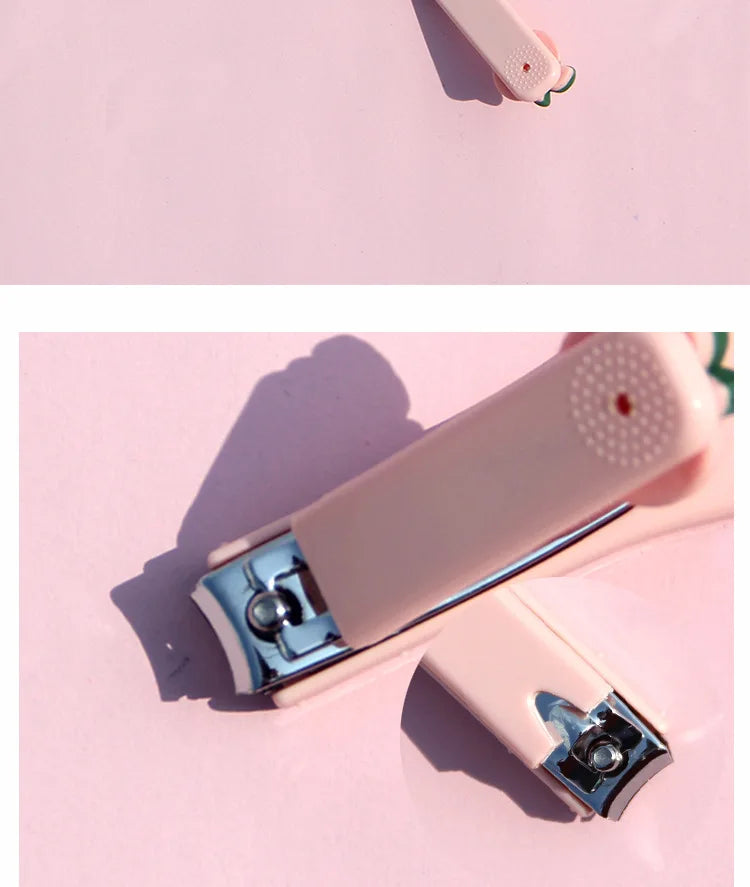Cartoon Animal Fruit Nail Clippers Cutter for Kids Nail Scissor Clippers Nail Trimmer Beauty Nail Scissors