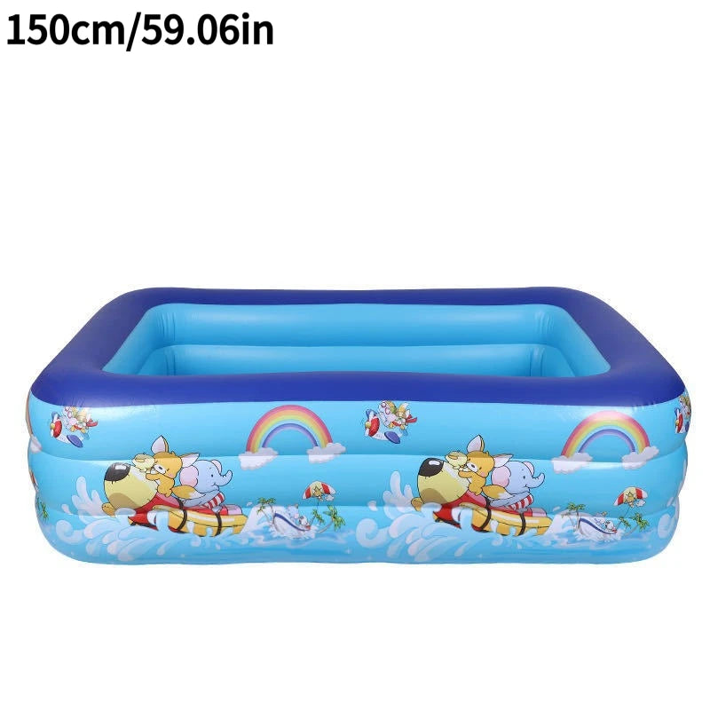 Premium Large Inflatable Swimming Pool | Garden & Outdoor Family Fun