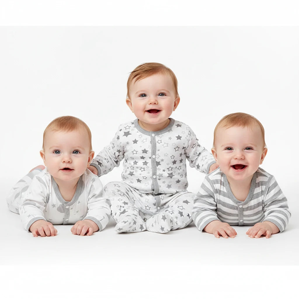 Baby Cartoon Bodysuit - Spring & Summer (0-9M)