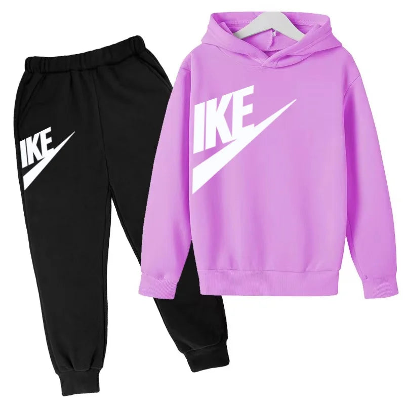 Kids Hoodie & Pants Sports Set (Ages 1–12)