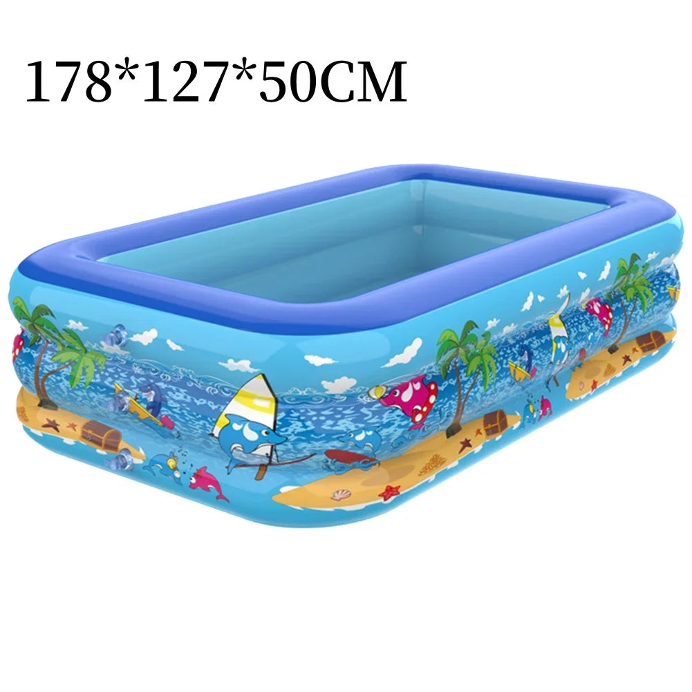 Kids Inflatable Swimming Pool | Indoor & Outdoor PVC Pool