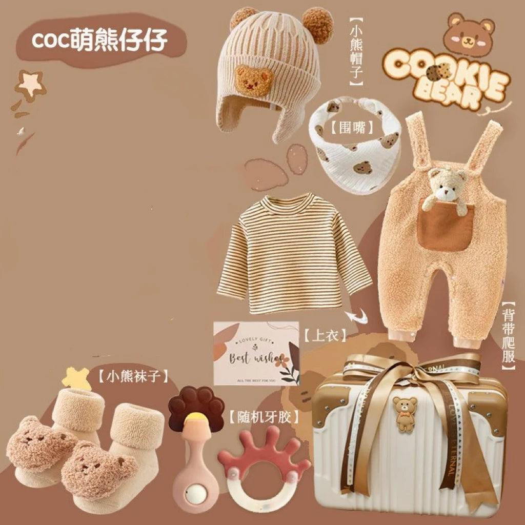 Baby Gift Full Moon Hundred Day Gift Baby Gifts Luxury Newborn Meeting Winter Clothing Set Gift Box