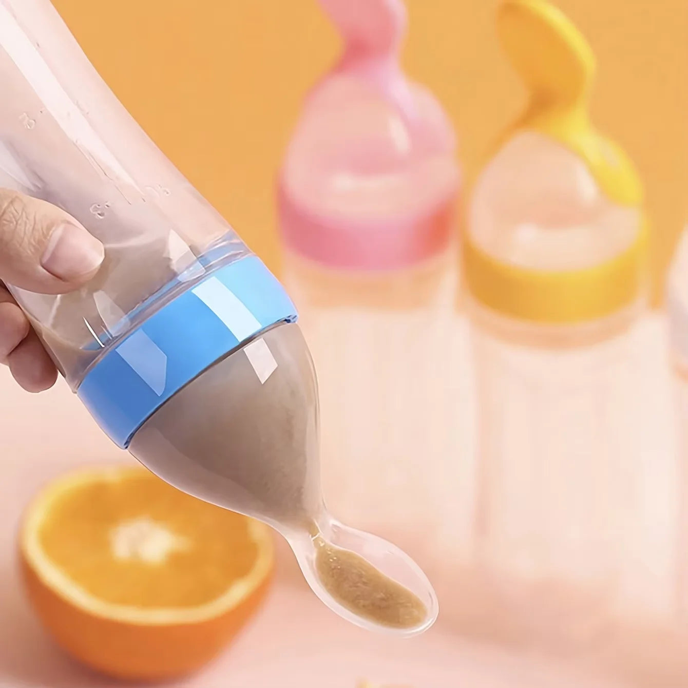 7-Piece Baby Feeding Set – Silicone Bottles & Fruit Feeder Pacifiers | 0–2Y