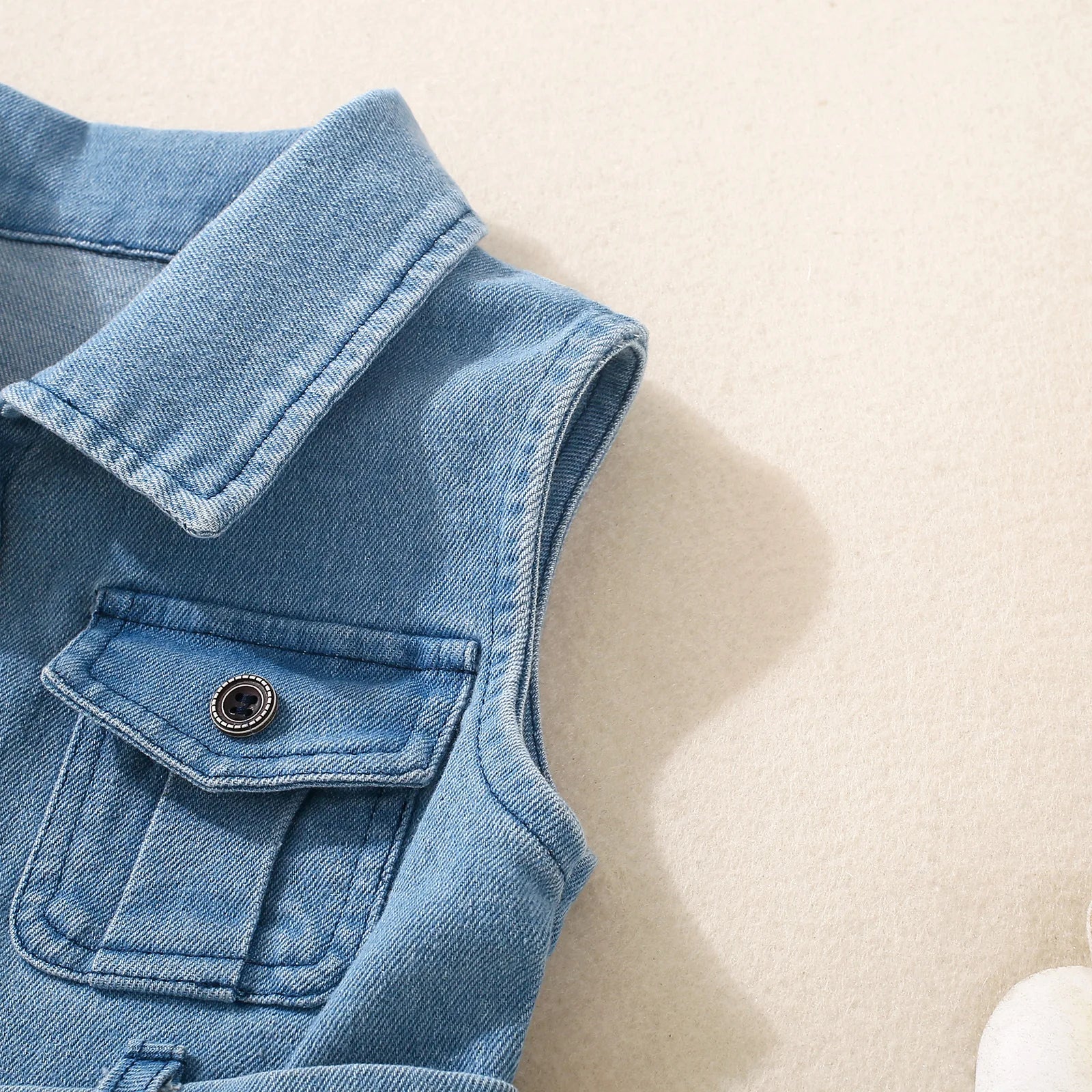 Girls Denim Sleeveless Dress Ages 12M–5Y | Sweet Summer Style