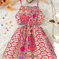 Girls' Vitality Printed Summer Dress | Ages 4-7 Years | Sleeveless A-Line