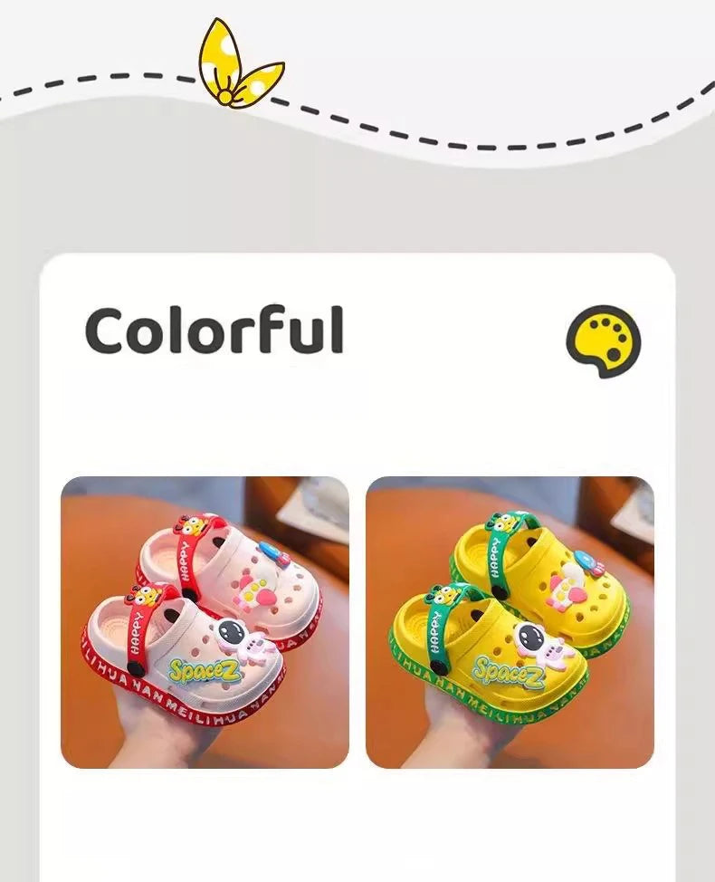 Kids Cartoon Soft-Soled Sandals (9M–5 Years)