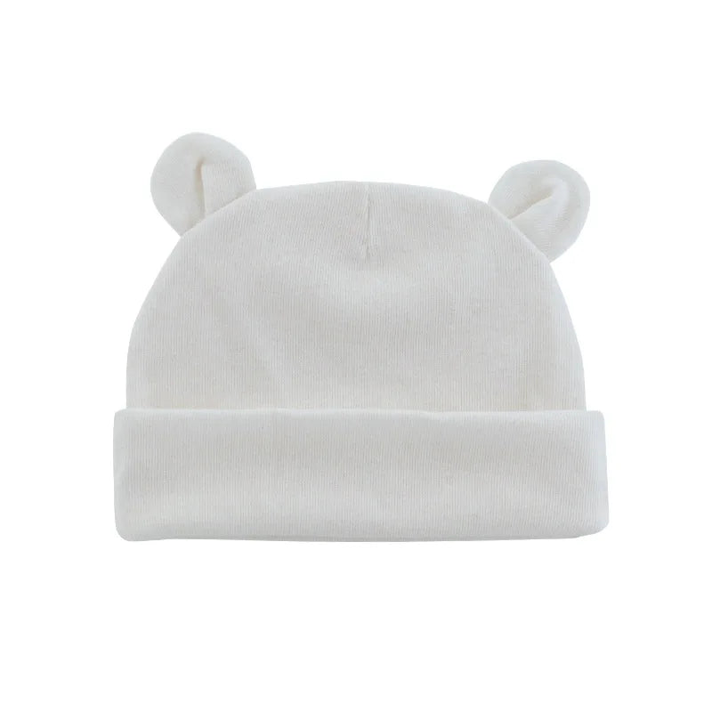 Baby Bear Hat | Soft Cotton | Newborn & Infant | Unisex