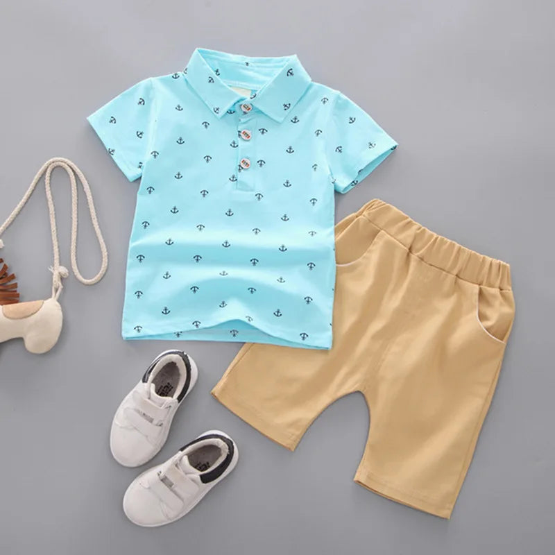 Boys Summer T-Shirt & Shorts Set (1-4 Years)