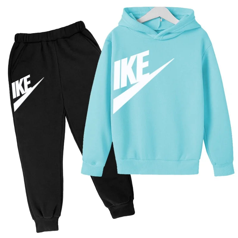 Kids Hoodie & Pants Sports Set (Ages 1–12)