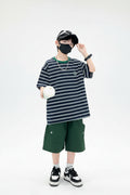 Boys Summer Outfit Set | Cotton T-Shirt & Shorts for Kids & Teenagers