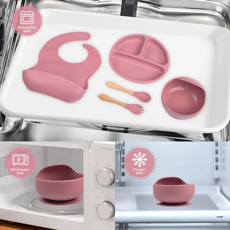 Baby Silicone Tableware Set