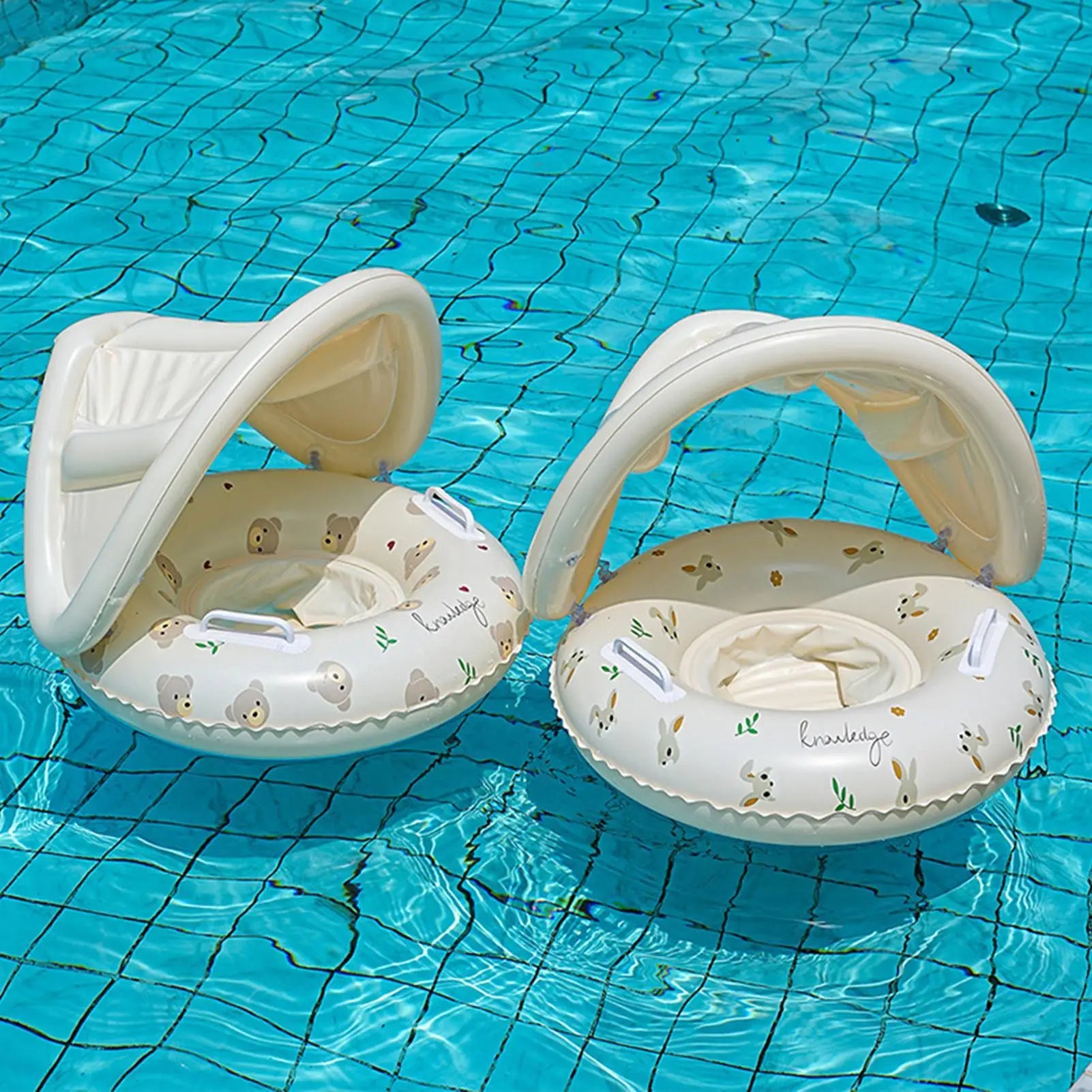 Baby Pool Float with Sun Canopy