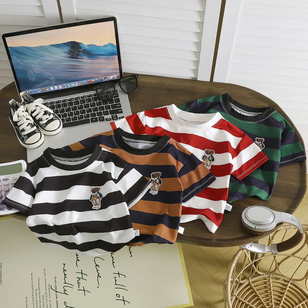 Kids' Animal Print Short Sleeve T-Shirt