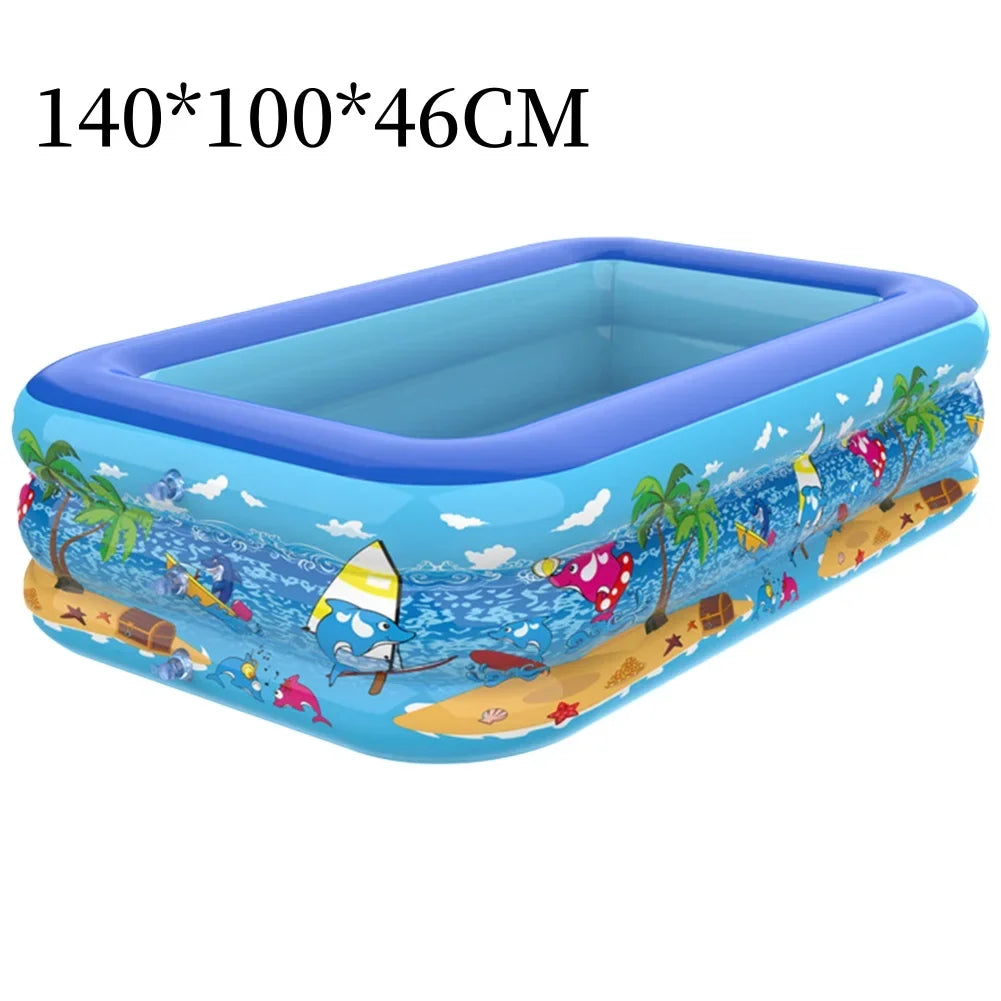 Kids Inflatable Swimming Pool | Indoor & Outdoor PVC Pool